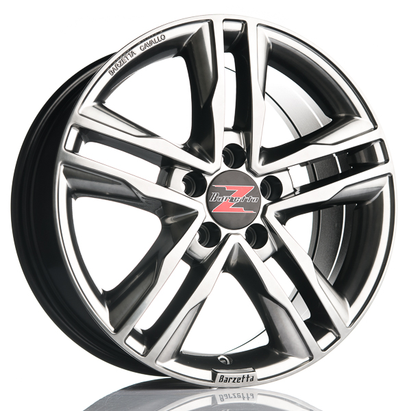 Barzetta Cavallo Hyperblack Pakettiautoihin 7.5x17 5/112 ET50 CB66.6