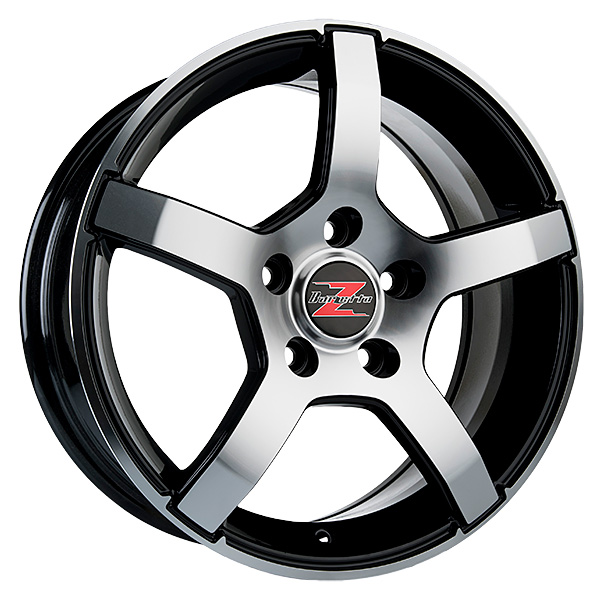 Barzetta Inverno Black Polished 6.5x16 5/112 ET37 CB66.6