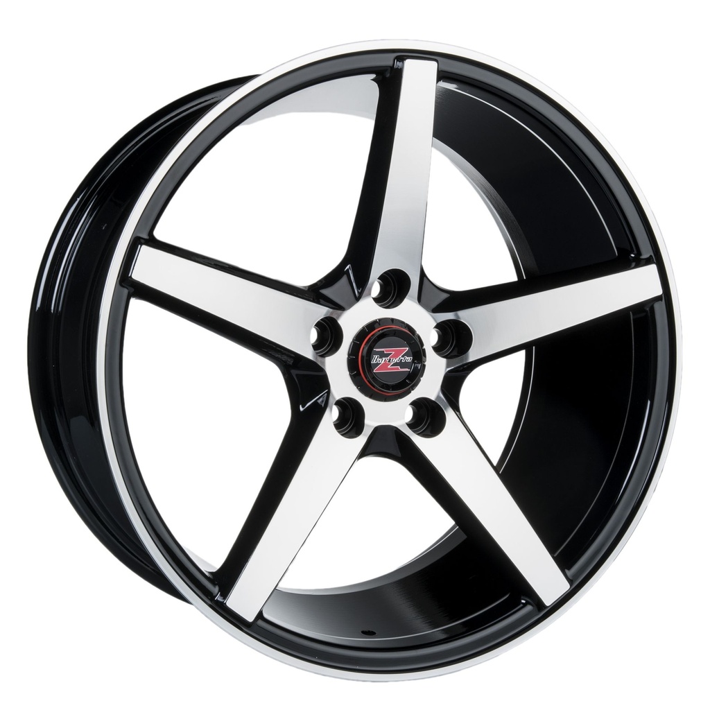 Barzetta Capitano Black Polished 8x18 5/108 ET40 CB65.1