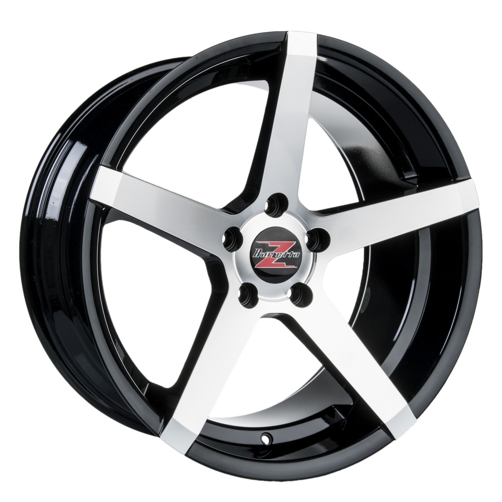 Barzetta Colonnello Black Polished 8.5x19 5/112 ET30 CB66.6