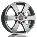 Barzetta Toro TitaniumPolish Pakettiautoihin 7x16 6/130 ET60 CB84.1