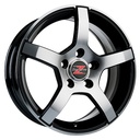 Barzetta Inverno Black Polished 7.5x17 5/114.3 ET40 CB67.1