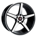 Barzetta Capitano Black Polished 8x17 5/112 ET35 CB66.6